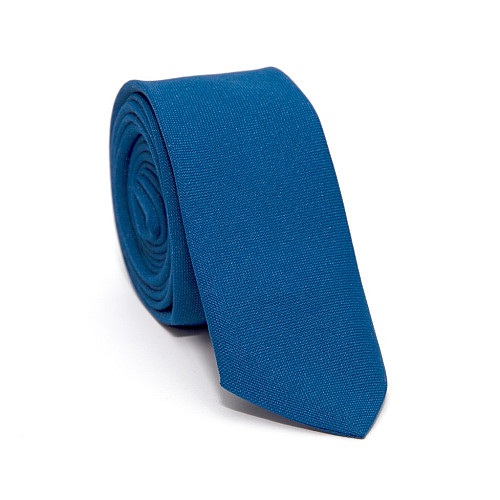Узкий матовый галстук синий-електрик Gofin GDG-0016