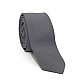 Узкий матовый галстук Gofin темно серый GDG-0018
