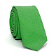 Светло зеленый узкий галстук Gofin однотонный матовый GDG-0024