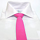 Узкий матовый галстук Gofin цвета фуксия GDG-0025