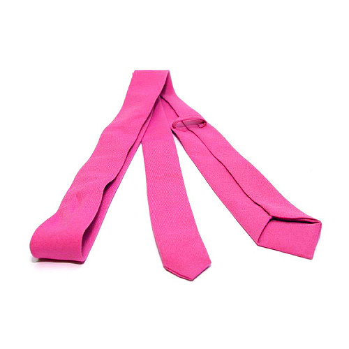 Узкий матовый галстук Gofin цвета фуксия GDG-0025