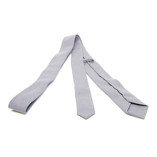 Узкий матовый галстук Gofin светло-серый GDG-0026