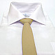 Узкий галстук Gofin бежевый матовый GDG-0027