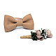 Бежевий набір Gofin 2 в 1 метелик та бутоньєрка GFO-16002