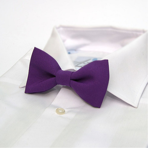 Галстук бабочка Gofin фиолетовая однотонная GOF-1515