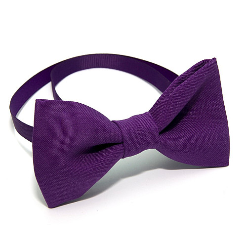 Галстук бабочка Gofin фиолетовая однотонная GOF-1515