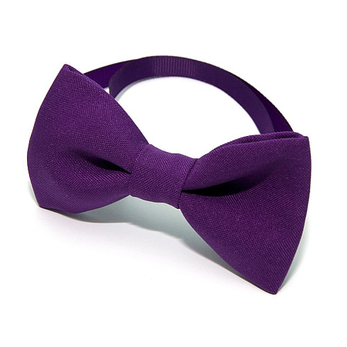 Галстук бабочка Gofin фиолетовая однотонная GOF-1515