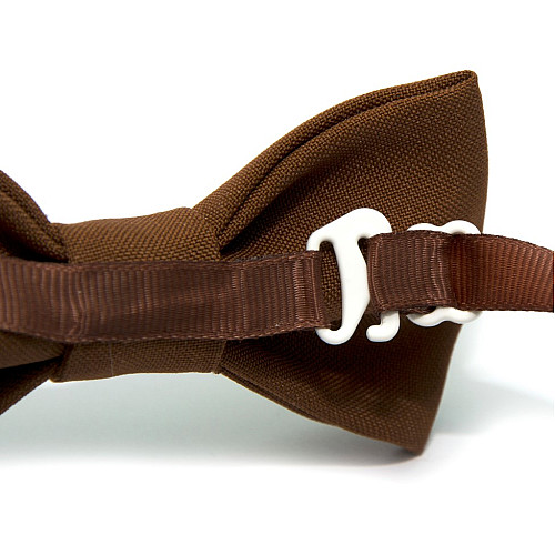 Краватка метелик Gofin коричневий однотонний GOF-1516