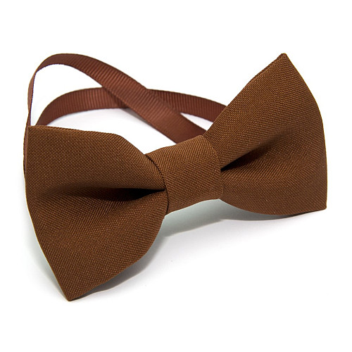 Краватка метелик Gofin коричневий однотонний GOF-1516