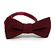 Галстук бабочка Gofin бордовая однотонная GOF-1518