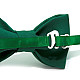 Галстук бабочка Gofin зеленая-изумрудная однотонная GOF-1519