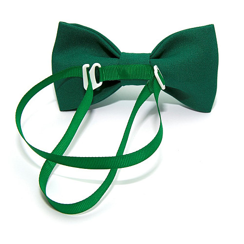 Галстук бабочка Gofin зеленая-изумрудная однотонная GOF-1519