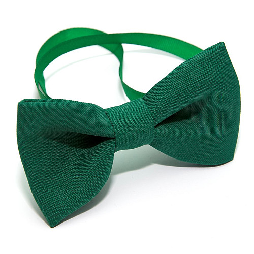 Галстук бабочка Gofin зеленая-изумрудная однотонная GOF-1519