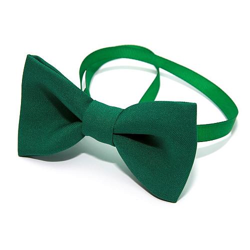 Галстук бабочка Gofin зеленая-изумрудная однотонная GOF-1519
