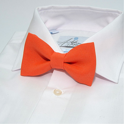 Галстук бабочка Gofin оранжевая однотонная GOF-1520