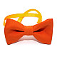 Галстук бабочка Gofin оранжевая однотонная GOF-1520