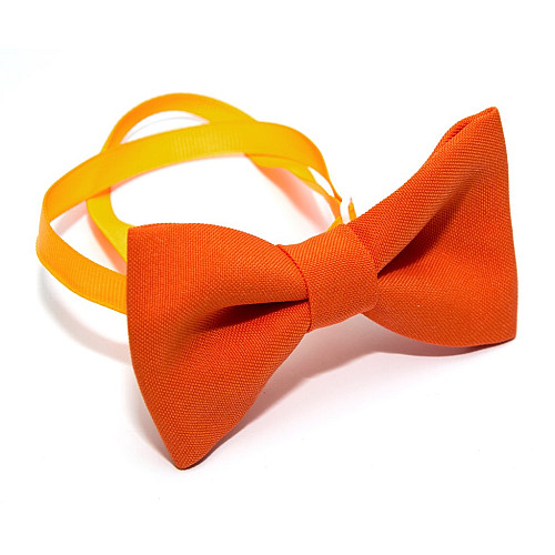 Галстук бабочка Gofin оранжевая однотонная GOF-1520