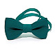 Галстук бабочка Gofin темно-бирюзовая однотонная GOF-1521
