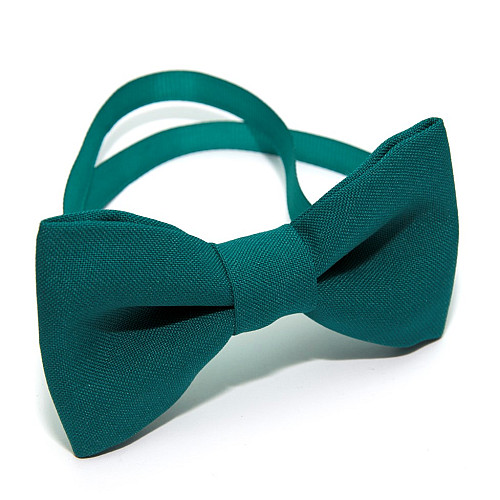 Галстук бабочка Gofin темно-бирюзовая однотонная GOF-1521