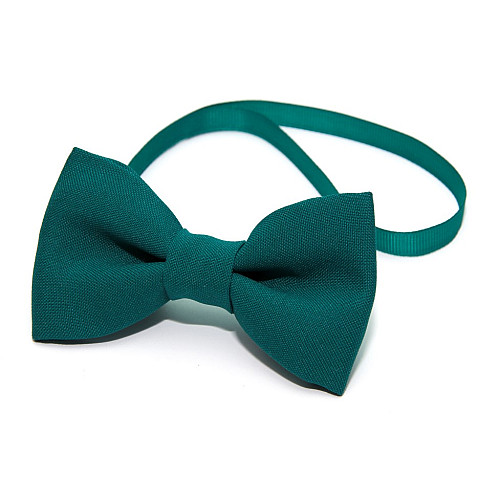 Галстук бабочка Gofin темно-бирюзовая однотонная GOF-1521