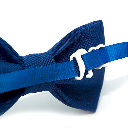 Галстук бабочка Gofin синяя електрик однотонная GOF-1522