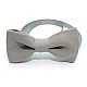 Галстук бабочка Gofin светло-серая однотонная GOF-1523
