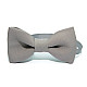 Галстук бабочка Gofin светло-серая однотонная GOF-1523