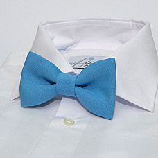 Галстук бабочка Gofin голубая однотонная GOF-1525