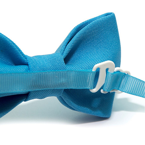 Краватка метелик Gofin блакитний однотонний GOF-1525