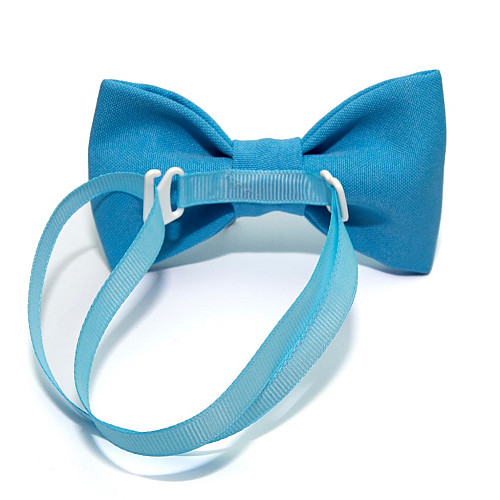 Краватка метелик Gofin блакитний однотонний GOF-1525