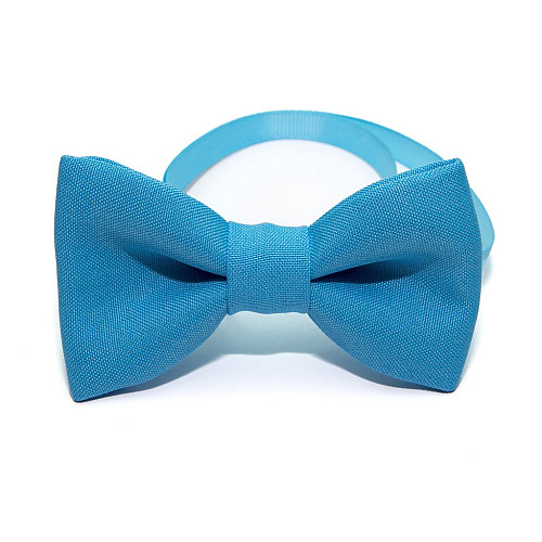 Краватка метелик Gofin блакитний однотонний GOF-1525