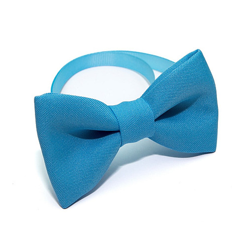 Краватка метелик Gofin блакитний однотонний GOF-1525