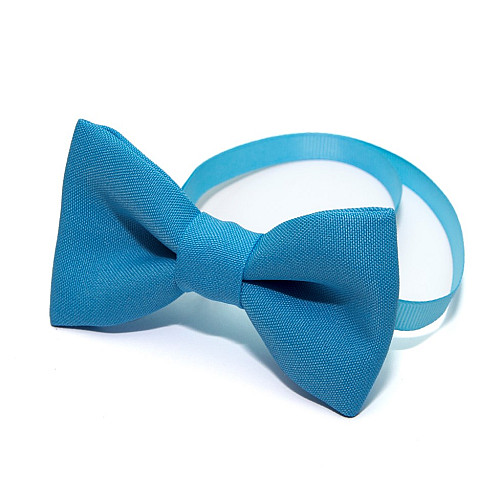 Краватка метелик Gofin блакитний однотонний GOF-1525