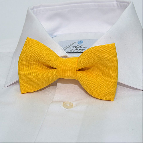 Краватка метелик Gofin жовтий однотонний GOF-1526