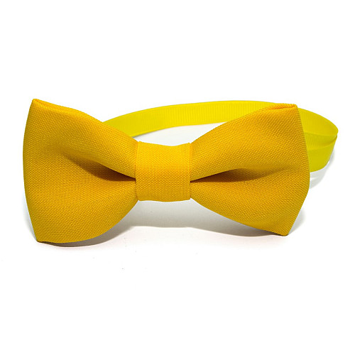 Краватка метелик Gofin жовтий однотонний GOF-1526