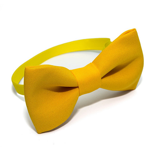 Краватка метелик Gofin жовтий однотонний GOF-1526