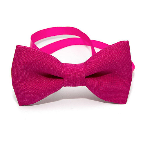 Галстук бабочка Gofin малиновая-фуксия однотонная GOF-1529