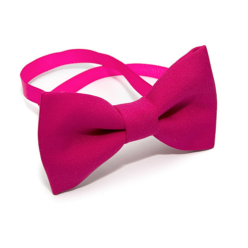 Галстук бабочка Gofin малиновая-фуксия однотонная GOF-1529