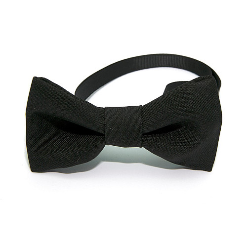 Галстук бабочка Gofin черная однотонная GOF-1530