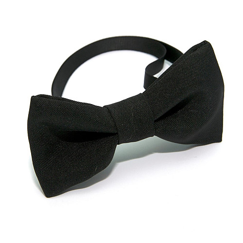 Галстук бабочка Gofin черная однотонная GOF-1530