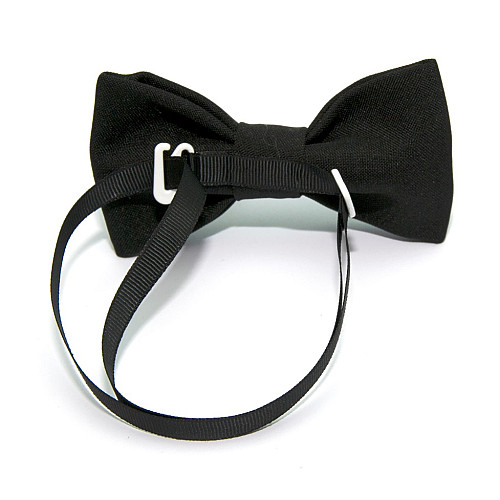 Галстук бабочка Gofin черная однотонная GOF-1530