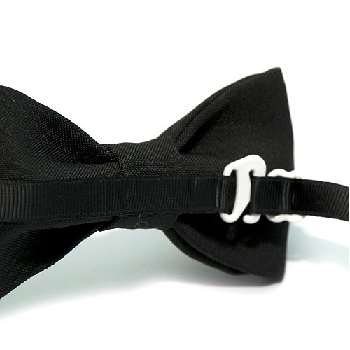 Галстук бабочка Gofin черная однотонная GOF-1530