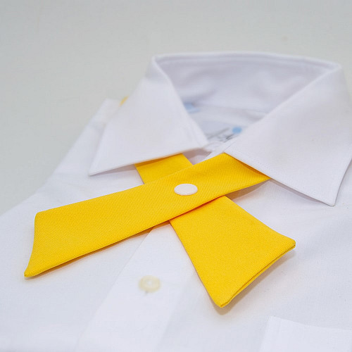 Крос краватка Gofin жовта KGK-2613