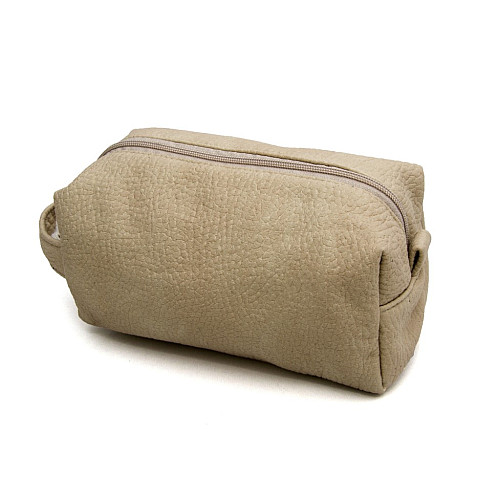 Тканевая косметичка Gofin бежевая KSM-28004