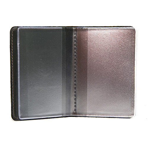 Коричнева екошкіряна обкладинка Gofin для id карт OBL-23004