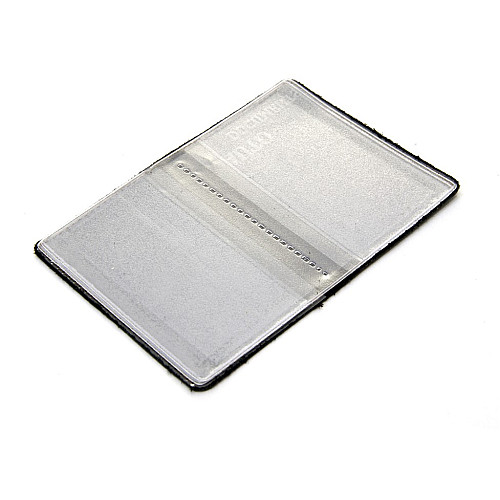 Екошкіряна коричнева обкладинка Gofin для пластикових автодокументів OBL-23017