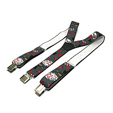 Мужские подтяжки Gofin с рисунком казино Y образные 4 см PBM-19000