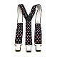 Подтяжки Gofin мужские черные в ромбики Y образные 4 см PBM-19020