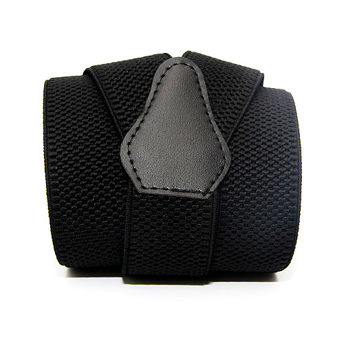 Подтяжки на пуговицу черные 3,5 см PNP-5833