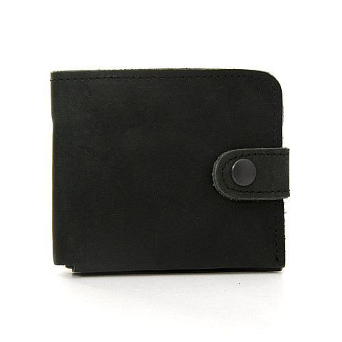 Кошелек Gofin кожаный мужской черный SKF-24000